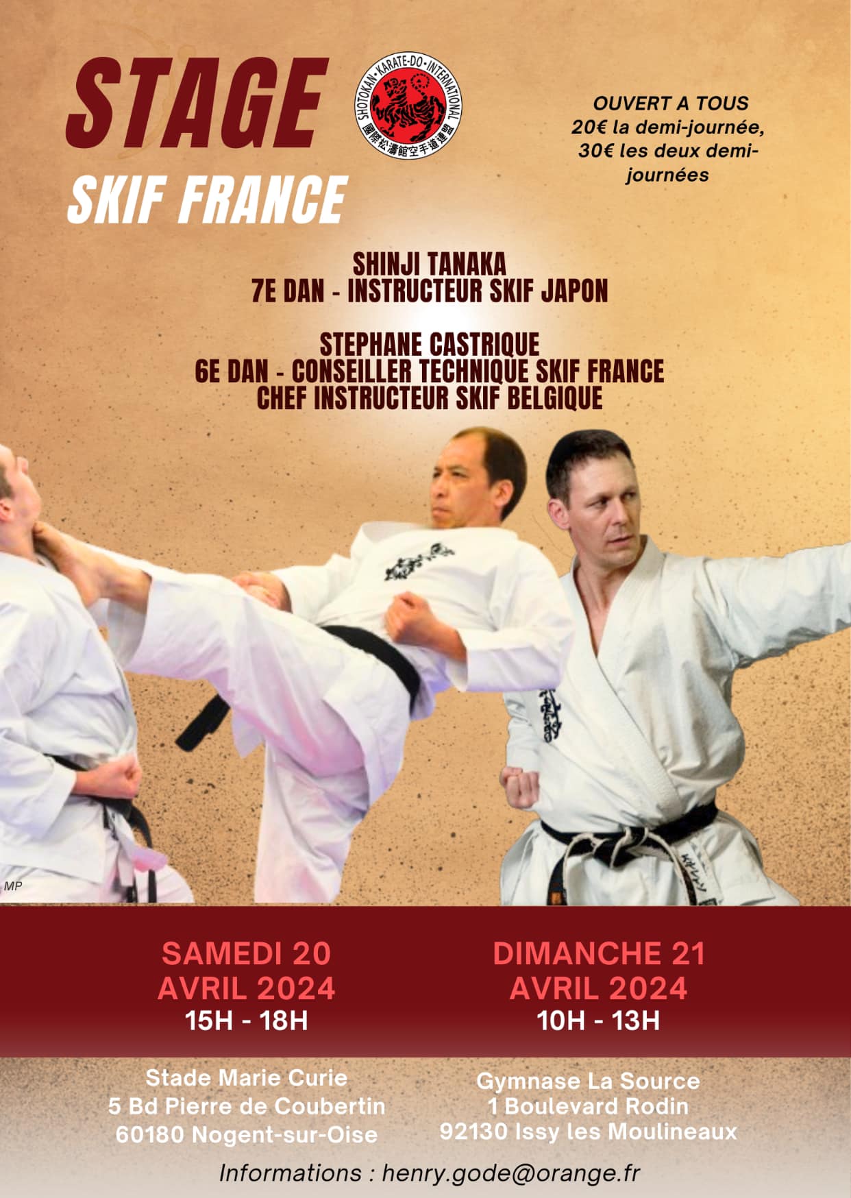 SKIF France - Shinji Tanaka Sensei