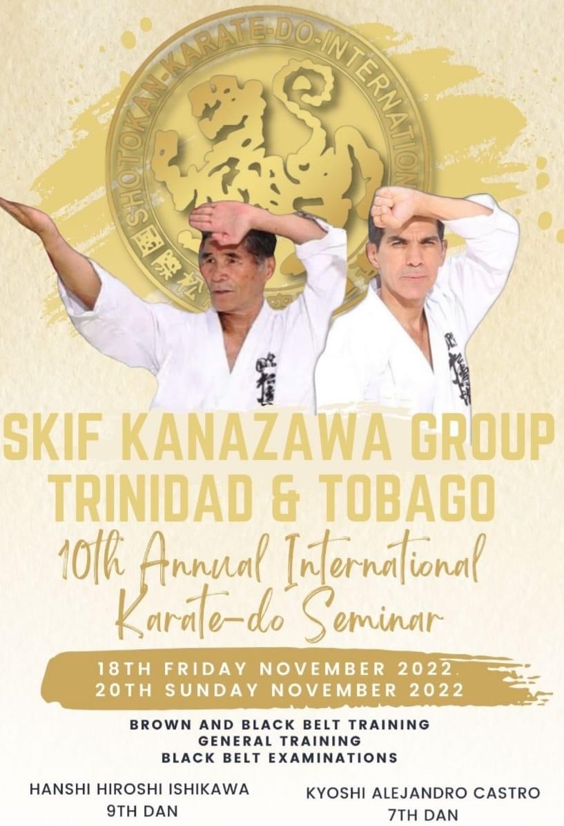 SKIF Trinidad and Tobago - Hanshi Hiroshi Ishikawa and Kyoshi Alejandro Castro