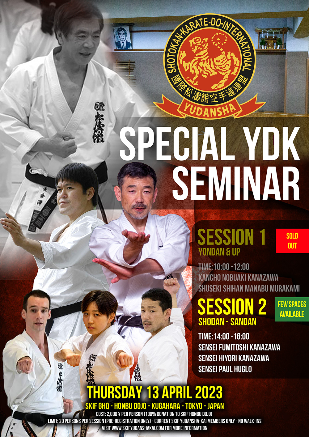 SKIF Yudansha Kai - Special Seminar in Honbu Dojo