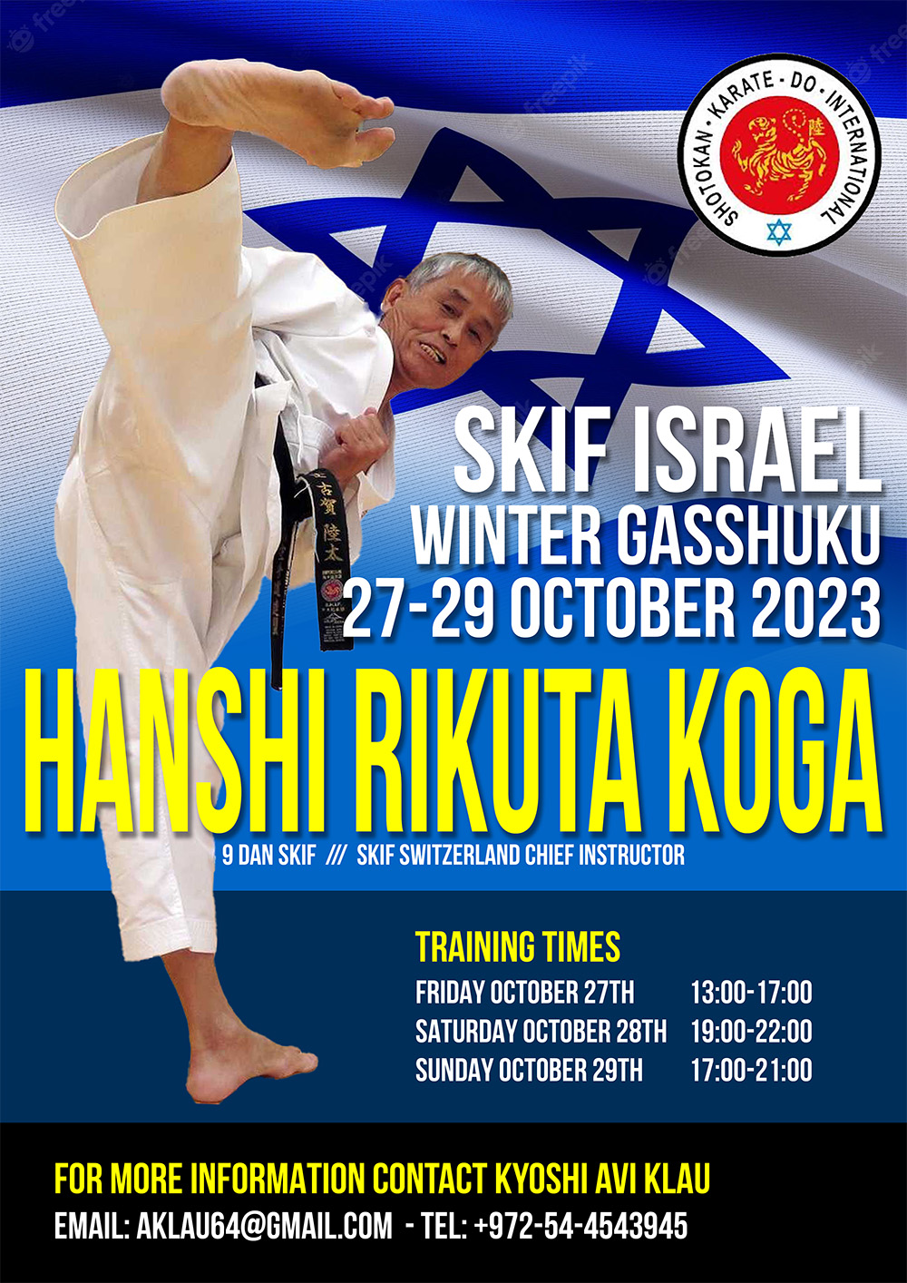 SKIF Israel - Hanshi Rikuta Koga