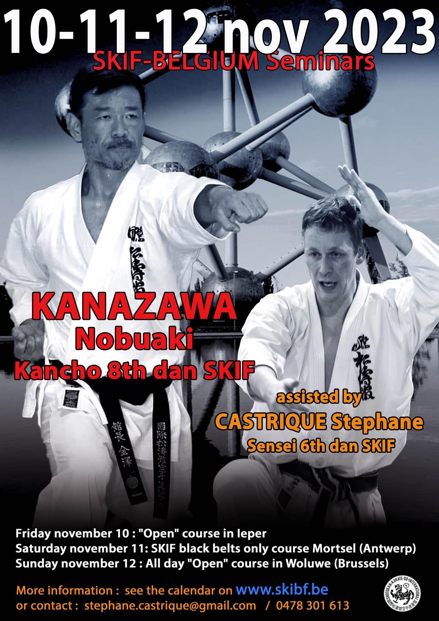 SKIF Belgium - Kancho Nobuaki Kanazawa