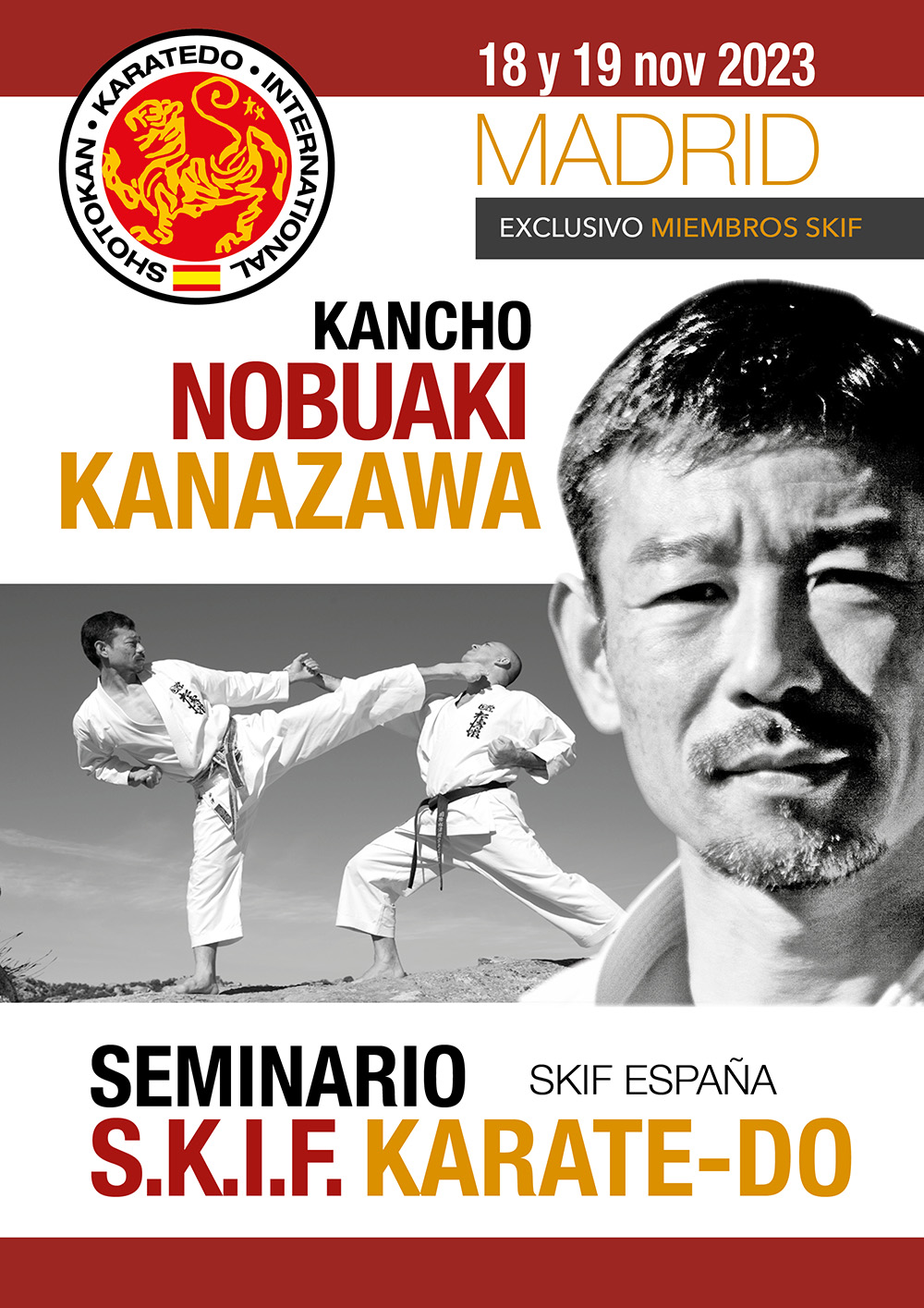 SKIF Spain - Kancho Nobuaki Kanazawa