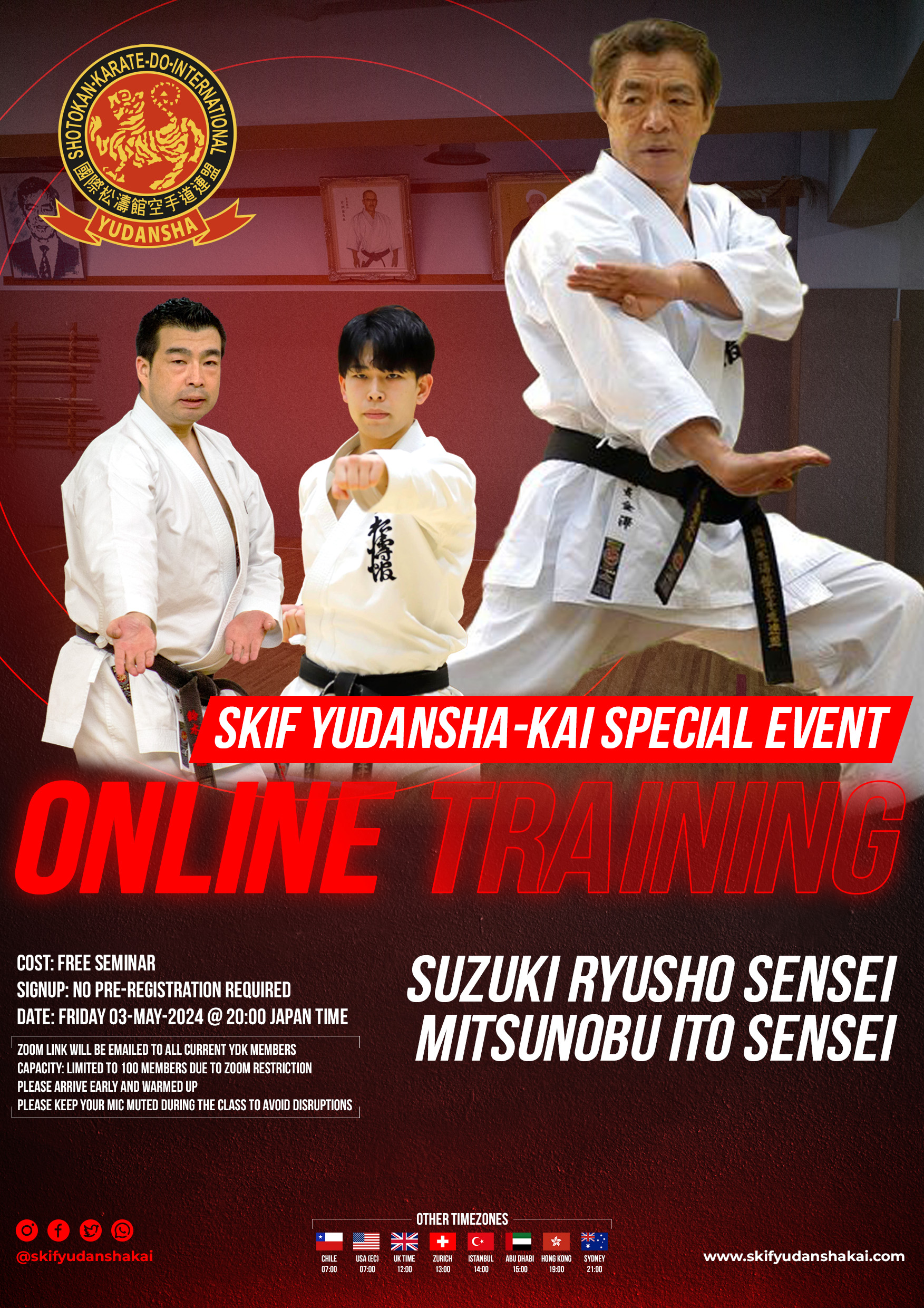 SKIF Yudansha Kai - Special Online Training